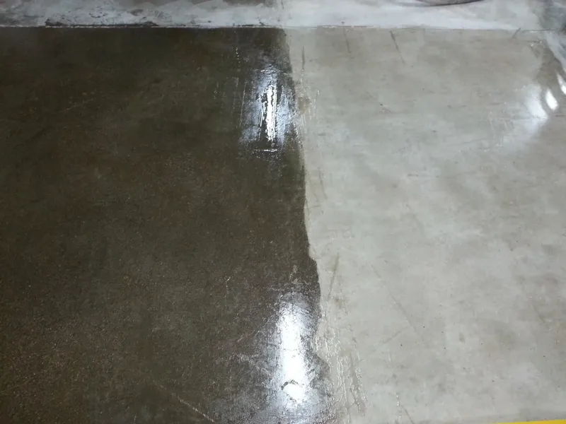 Pulido de solera en una industria en funcionamiento (foto 2)