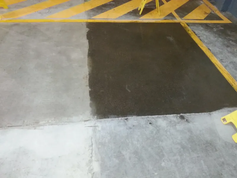 Pulido de solera en una industria en funcionamiento (foto 5)